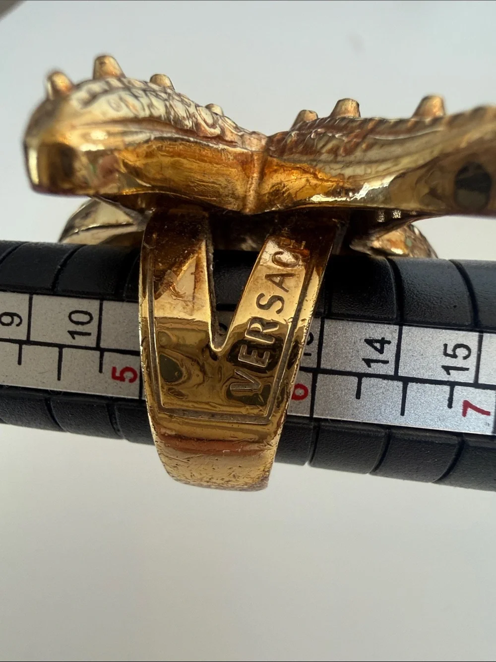 Versace Gold Starfish Cocktail Ring Size 6